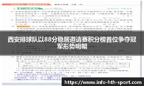 西安排球队以88分稳居邀请赛积分榜首位争夺冠军形势明朗